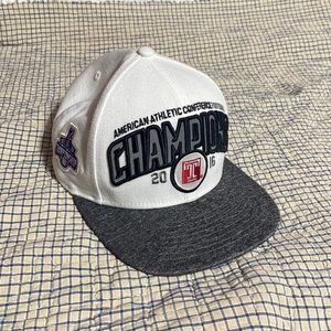 Temple University 2016 AAC Champions SnapBack Hat